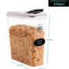 Plastic House Large Cereal Containers Storage Set Dispenser Approx Plastic House Large Cereal Containers Storage Set Dispenser Approx