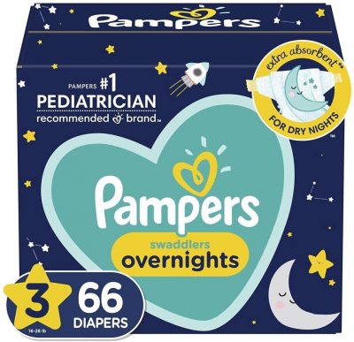 Pampers Swaddlers Overnights Disposable Baby Diapers