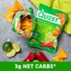 Quest Nutrition Tortilla Style Protein Chips, Chili Lime, Baked, 1.1 Oz, 12 Count