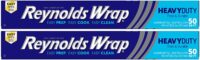 Reynolds Wrap Aluminum Foil, Heavy Duty, 50 sq ft, (2 pack)