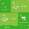 Swiffer Sweeper Dry Mop Refills for Floor Mopping and Cleaning, 52 Count