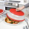 Tovolo Large Collapsible Microwave, Lid for Reheating Food, Meal Prep Gadget