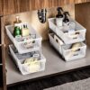 Madesmart 2-Tier Organizer with Dividers Slide-Out Baskets with Handles Madesmart 2-Tier Organizer with Dividers Slide-Out Baskets with Handles