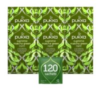Pukka Supreme Matcha Green, Organic Herbal Green Tea, 20 Count, Pack of 6