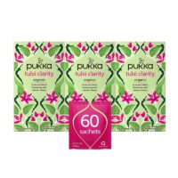 Pukka Tulsi Clarity, Organic Herbal Tea, 3 Pack, 60 Tea Bags