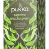 Pukka Supreme Matcha Green, Organic Herbal Green Tea, 20 Count, Pack of 6