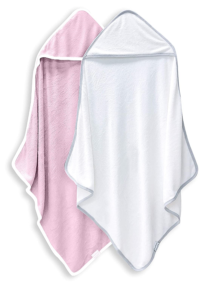 2 Pack Premium Bamboo Baby Bath Towel - Ultra Soft Hooded Towels for Babies