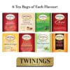 Twinings of London Variety Gift Box Sampler, 48 Tea Bags, Pack of 1