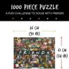 Paladone Friends TV Show Collage Jigsaw Puzzle Puzzle-1000 Pieces