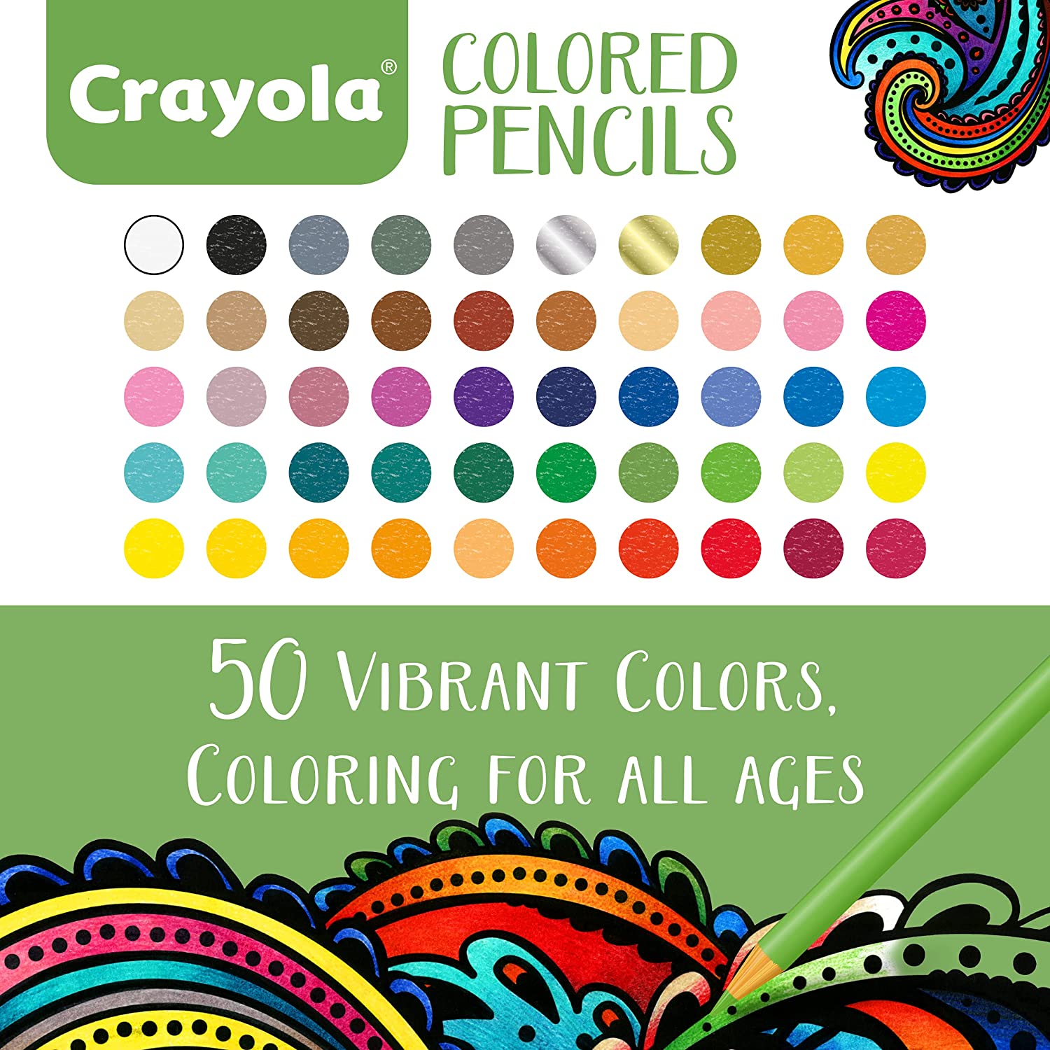 Crayola Aged Up Adult Coloring Colored Pencils and Fine Line