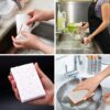 Natural Plant Based Scrub Sponge 12 Pack, Palm Fiber Scrubbing Sponge