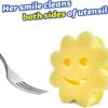 Scrub Daddy Sponge Set - Scrub Mommy Power Flower Dual, Multi-Surface 3 ct
