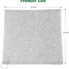 Amagabeli 10”x10” Cast Iron Cleaner Mesh Premium 316 Stainless Steel Small Rings