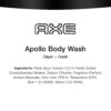 AXE Men's Body Wash for a Clean and Fresh Feel Apollo Dermatologist Tested Soap
