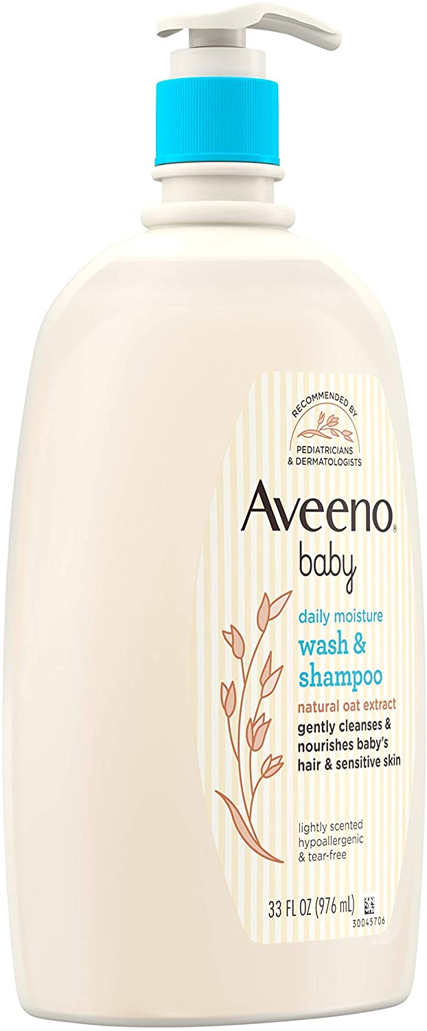 Aveeno Baby Gentle Wash & Shampoo With Natural Oat Extract For