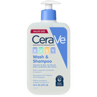 CeraVe Baby Wash & Shampoo | Fragrance, Paraben, & Sulfate Free Shampoo
