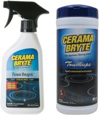 Cerama Bryte Ceramic Cooktop Cleaner - Touchups Wipes, Touchups Spray