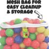 Click N' Play Ball Pit Balls for Kids, Plastic Refill Balls, 200 Pack