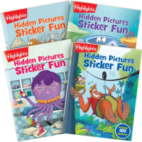Highlights Hidden Pictures Sticker Fun 4-Book Set