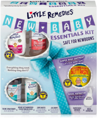 Little Remedies New Baby Essentials Kit, 6 Piece Kit for Baby's Nose and Tummy