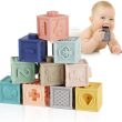 Mini Tudou Baby Blocks Soft Building Blocks Baby Toys