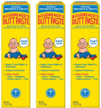 Original Boudreaux's Butt Paste Diaper Rash Ointment, 4 Oz, 3 Pack
