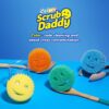 Scrub Daddy Sponge Set - Colors - Scratch-Free Scrubbers for Dishes Home, 4ct Scrub Daddy Sponge Set - Colors - Scratch-Free Scrubbers for Dishes Home, 4ct