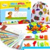 See & Spell Matching Letter Game for Preschool Kindergarten Kids