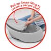Skip Hop Baby Bath Tub, 3-Stage Smart Sling Tub, Moby, Grey