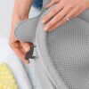 Skip Hop Baby Bath Tub, 3-Stage Smart Sling Tub, Moby, Grey