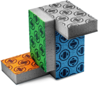 Skura Style Sponge Set - Modern, Odor-Free Cleaning Sponges with Non-Abrasive