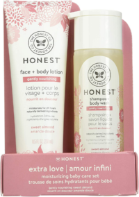 The Honest Company 2Piece Shampoo + Body Wash, Sweet Almond,10 Fl Oz, 8.5 Fl Oz