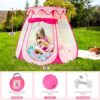 ZUOSEN Pop Up Princess Tent with Star Lights