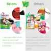 Babies Baby Books Toys, Touch and Feel Crinkle Cloth Books, Infants & Toddler