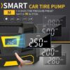 tEokEibEno Portable Air Compressor Tire Inflator,12V DC Car Pump with Digital Pressure Gauge tEokEibEno Portable Air Compressor Tire Inflator,12V DC Car Pump with Digital Pressure Gauge