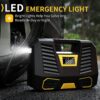 tEokEibEno Portable Air Compressor Tire Inflator,12V DC Car Pump with Digital Pressure Gauge tEokEibEno Portable Air Compressor Tire Inflator,12V DC Car Pump with Digital Pressure Gauge