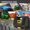 tEokEibEno Portable Air Compressor Tire Inflator,12V DC Car Pump with Digital Pressure Gauge tEokEibEno Portable Air Compressor Tire Inflator,12V DC Car Pump with Digital Pressure Gauge