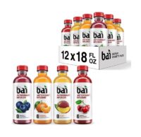 Bai, Safari Variety Pack, Antioxidant Infused, 18 Ounce Bottles, 12 Pack