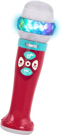 Battat Musical Light Show Microphone, Light-Up Sing-Along Mic