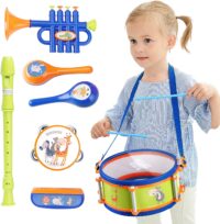 iPlay, iLearn Toddler Musical Instruments Toys, Kids Drum Set
