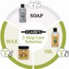 CLARK'S Bamboo Board Oil & Wax (2 Bottle Set)