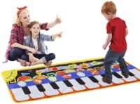 Cyiecw Piano Music Mat, Keyboard Play Mat Music Dance Mat