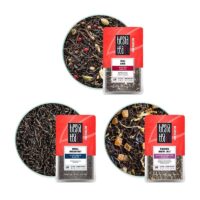Tiesta Tea, Black Tea Pouch Set, Gift Box, Loose Leaf, 3 Pouches