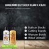 HOWARD Butcher Block Conditioner and Cutting Board Oil, 12 Fl Oz (Pack of 1)