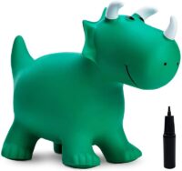 Babe Fairy Dinosaur Bouncy Horse Hopper, Jumping Animals Hopping Toys, With Pump