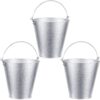 Juvale Galvanized Metal Ice Bucket Pails, 7 Inch, 3 Pack Juvale Galvanized Metal Ice Bucket Pails, 7 Inch, 3 Pack