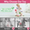 iPlay, iLearn Bouncy Pals Unicorn Hopping Horse Plush, With Pump