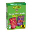 Annie's Organic Bunny Fruit Snacks, Variety Pack, 12 Pouches, 9.6 oz Box