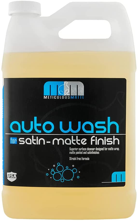 Chemical Guys CWS_995 Meticulous Matte Foaming Car Wash Soap, Fruity Bubble  Gum Scent –