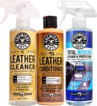 Chemical Guys Leather Cleaner and Conditioner Complete Leather Care Kit